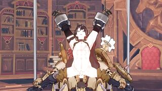 Wriothesley fucked hard Genshin Impact gay hentai