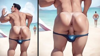 Muscular gay anime boys ruined by your throbbing cock in raw cartoon hentai