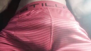 My thick cock stretching tight underwear raw growth solo gay