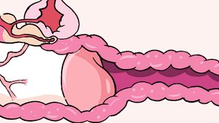 VR Gay Yaoi anime Destroyed by massive bareback cock in tight virgin ass