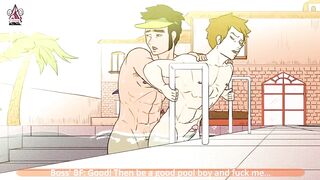 Pool Boy Gets Fucked Raw in the Deep End