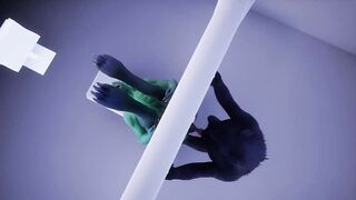 Furry Wolf and Dragon Glory Hole Rough Creampie Gay Animation