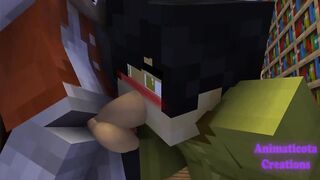 Twink gangbanged in the library creampie anal threesome