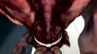 Doom Bacon Baron Breakfast cumshot gay 3D animation demon monster teratophilia