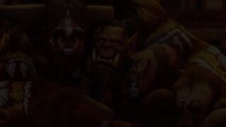 Tauren x Orc 3D Animation Rough Gay Furry Yiff