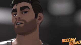 Sodomy Squad gangbangs evil stepbrother with superhero dildo power
