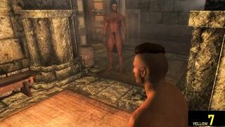 Two horny strangers ruined in scorching sauna fuck session