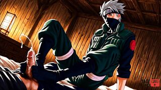 Kakashi Gets Destroyed in Raw Naruto Yaoi Twink CreamPie