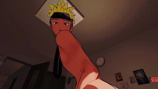 Naruto gets destroyed riding Sasuke’s thick massive dick