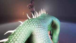 Corbac Scalie Fucked Raw Loud Moaning Gay Twink Cumshot 3D Animation