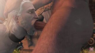 Roadside Facefuck Wild 3D Witcher Gay Rough Deep Throat