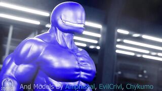 NighDruth gets destroyed by Daddy's giant cock & anal vore