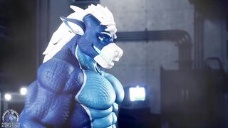 NighDruth gets destroyed by Daddy's giant cock & anal vore