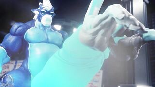 NighDruth gets destroyed by Daddy's giant cock & anal vore