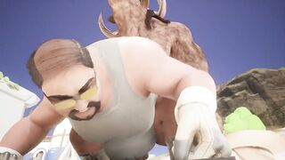 Chubby gay Zaid gets destroyed by Furry Grok who proves hes the daddy