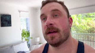 Rough tradie blows load after week in sweaty boxers fan request