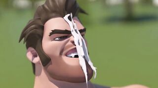 Gay superhero defilement Animate twink gets pounded raw by hunk dick