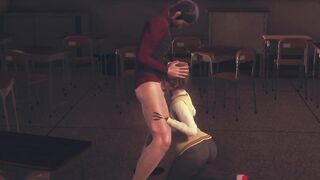 Femboy Nakai Takes Teacher’s Fat Cock Gushing Cum Face Fucked Raw