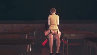 Femboy Nakai Takes Teacher’s Fat Cock Gushing Cum Face Fucked Raw