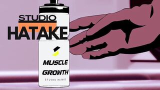Furry muscle growth overload choked and destroyed in gay animated porn