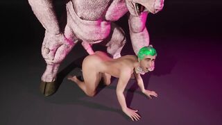 Big furry cock destroys twink's plump ass raw cum shot fury