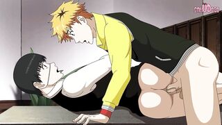 Tokyo ghoul yaoi raw fucks Kaneki hard slamming gay anime