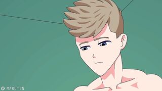 My Gay Roommate gets reamed raw sloppy cumshot