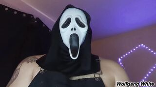 Masked Daddy Bullies You With Thick Uncut Cock Free Cumshot Halloween Special