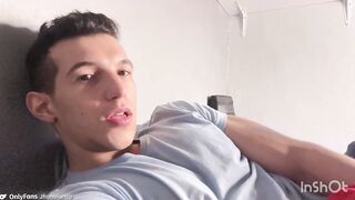 Muscle god lets roommate worship his bulging biceps episode 3
