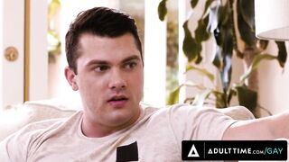 Bareback pounding two straight buddies collin simpson and jim fit wrecked in anal mess