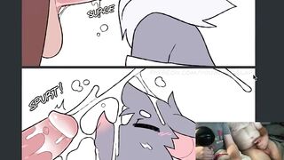 Furry femboy blowjob cumshot big penis sweat underwear gay comic dub