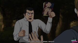 Twink ruined by chubby brute at church retreat hentai yaoi grinding