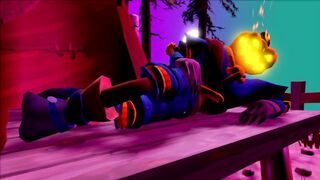 Humping Jack Halloween monster pumpkin gay creature skeleton teratophilia