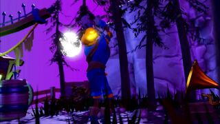 Humping Jack Halloween monster pumpkin gay creature skeleton teratophilia