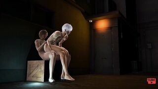 Tokyo Ghoul Yaoi Kaneki Fucked Raw in Dark Alley Twink Pounding