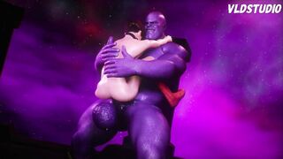 Thanos Pounds Sissy Spiderman's Ass Hard with His Monster Cock