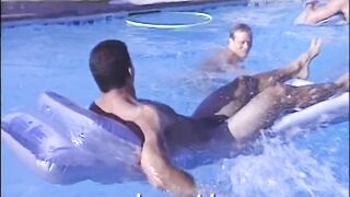 Jocks Hose Each Other After Naked Food Fight