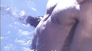 Jocks Hose Each Other After Naked Food Fight