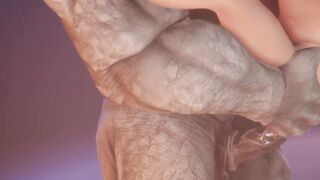 Rhino destroys twink with raw thick cock FURRY ORGASM