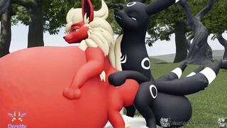Gay 3D big cock rips furry’s ass apart in animated fury