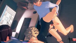 Ryuji Sakamoto destroyed in raw gay threesome gangbang