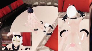 POV destroyed in VR gay hentai 3DCG japanese sex