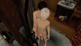 VRChat femboy gives amnesiac gamer the sloppiest blowjob ever