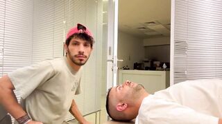 Dominant Arab Stud Destroys Twink Slut: Deep throat training humiliation cumshot face fuck