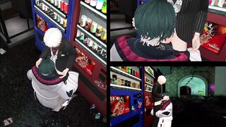 VR host wrecked by cosplaying femboy in raw gay anime blowjob
