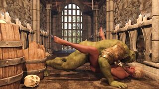 Daddy Bennett screws medieval twink raw and hard in 3D porn