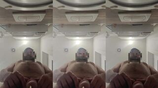 POV Pissed on every day golden shower cum face drip