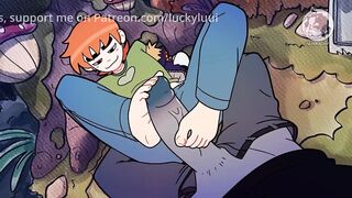 Scott Pilgrim’s Twink Footjob Gets Hentai Destroyed