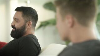 Big dick hot gay sex between huge daddies and throbbing femboys