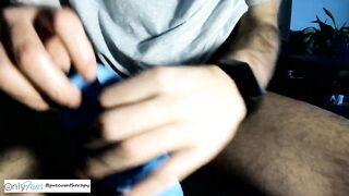 Leaking and CUMMING in my underwear while dripping precum all over